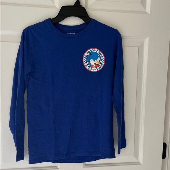 Old Navy Other - Old Navy Royal Blue Kids Long Sleeve Tee with Character Patch